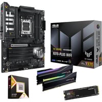 ALTERNATE Upgrade Kit TUF Gaming X870-PLUS WIFI + Ryzen 7 9800X3D + 64 Go + 2 To SSD Carte mère, CPU, mémoire, SSD