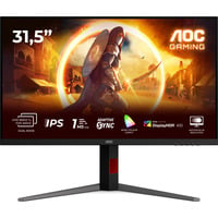 AOC U32G4U 31.5" 4K UHD Moniteur gaming Noir, 1x DisplayPort, 2x HDMI, 4x USB-A, 160 Hz / 360 Hz