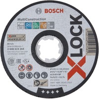 Bosch X-LOCK MULTI CONSTRUCTION Disque de coupe Disque de coupe, Tuyau, Ciment aéré, Acier, Profil, pierre, Métal non Ferreux, Bosch, 2,22 cm, 11,5 cm, Noir, Blanc