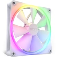 NZXT F140 RGB ventilateur de boîtier Blanc, 140 x 140 x 26 mm, PWM, sans contrôleur