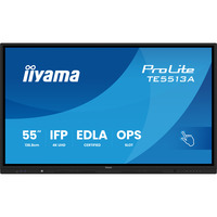 iiyama ProLite TE5513A-B1AG, Affichage public Noir, Touch, HDMI, DisplayPort, Audio, LAN, WiFi 6, USB-C, Android 14