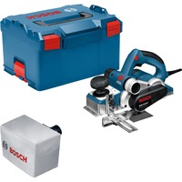 Bosch GHO 40-82 C Professional Noir, Bleu, Argent 14000 tr/min 850 W, Rabot électrique Bleu/Noir, Noir, Bleu, Argent, 14000 tr/min, 8,2 cm, 2,4 cm, 5,5 m/s², Secteur