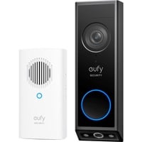 Eufy Ensemble sonnette vidéo E340, Sonnette de porte Noir