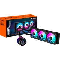 GIGABYTE AORUS WATERFORCE II 360, Watercooling Noir, écran LCD en couleur, DAISY-CHAIN, compatible avec Intel LGA 1851 et AMD AM5, Refroidisseur de liquide tout-en-un, 12 cm, Noir