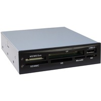 Inter-Tech Lecteur multicarte CI-02, Lecteur de carte Noir