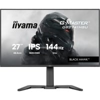 iiyama G-Master Black Hawk GB2741HSU-B1 27" Moniteur gaming Noir, 1x DisplayPort, 1x HDMI, 2x USB-A, 144 Hz