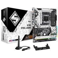 ASRock X670E Steel Legend, Socket AM5 carte mère Argent/Noir, RAID, 2.5Gb-LAN, WLAN, BT, Sound, ATX