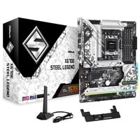 ASRock X670E Steel Legend carte mère socket AM5 Argent/Noir, RAID, 2.5Gb-LAN, WLAN, BT, Sound, ATX