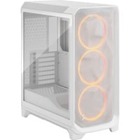 Fractal Design Meshify 3 RGB TG Clear Tint boîtier midi tower Blanc | 2x USB-A | 1x USB-C | RGB | Verre Trempé