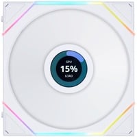Lian Li UNI FAN TL 140 LCD ventilateur de boîtier RGB  Blanc, 140 x 144 x 28 mm