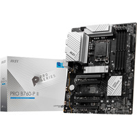 MSI PRO B760-P II carte mère socket 1700 Noir, RAID, 2,5Gb-LAN, Sound, ATX