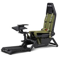 Next Level Racing NLR Racing Flight Simulator Military, Siège gaming Noir/Vert