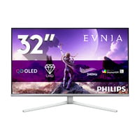 Philips Evnia 32M2N8900P 31.5" 4K UHD Moniteur gaming  Blanc, HDMI 2.1 x 2, DisplayPort 2.1 x 1, USB-C x 1, audio