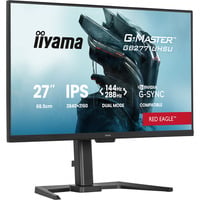 iiyama G-Master Red Eagle GB2771UHSU-B1 27" 4K Ultra HD Moniteur gaming Noir (Mat), 1x DisplayPort, 2x HDMI, 2x USB-C, 2x USB-A, 144 Hz / 288 Hz