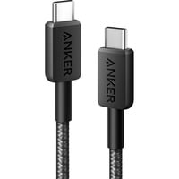 Anker 322 USB-C Braided, Câble Noir, USB-C, USB 2.0, 60 W, 1,8 m