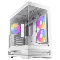 Antec  boîtier mini tower Blanc | 1x USB-A | 1x USB-C | Window