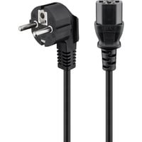 goobay Fiche européenne > câble d'alimentation C13 Noir, 1,5 mètre