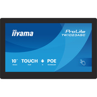 iiyama ProLite TW1023ASC-B3P, Moniteur LED Noir, Tactile, mini HDMI, USB, LAN + PoE, audio, Android 13