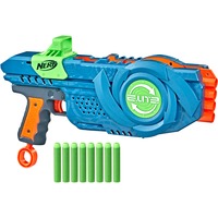 Hasbro Elite 2.0 Flipshots Flip-8, NERF Gun Bleu-gris/Orange