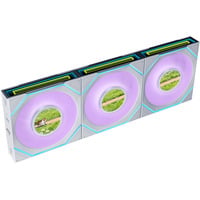 Lian Li UNI FAN SL-INF LCD FLEX 120 Reverse ventilateurs de boîtier RGB  Blanc, 3 pièces, 120 x 124 x 28 mm, PWM, contrôleur inclus