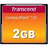Transcend CompactFlash 133 2 Go, Carte mémoire Noir, Ultra133