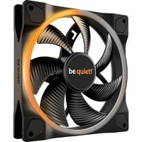 be quiet! Light Wings PWM ventilateur de boîtier RGB  Noir, 140 x 140 x 25 mm