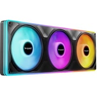 be quiet! Light Wings Pro IO 360mm Reverse ventilateurs de boîtier RGB  Noir, 3 pièces, 360 x 120 x 28 mm