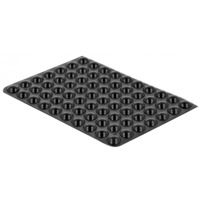 DeLOCK 18308 patin de protection du sol pour meuble 70 pièce(s) Rond, Support Noir, Noir, Élastomère thermoplastique (TPE), Rond, 8 mm, 3 mm, 70 pièce(s)