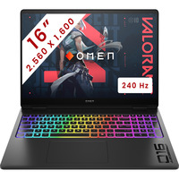 OMEN MAX 16 (ak0007nb) 16" PC portable gaming Noir | Ryzen AI 9 HX 375 | RTX 5080 | 24 Go | 1 To SSD | 240 Hz