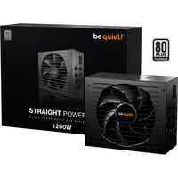 be quiet! Straight Power 12 Platinum alimentation modulaire 1200 watt Noir, 2x 12VHPWR, 4x PCIe, 80 Plus Platinium, 1200 W, 110 - 240 V, 1270 W, 50/60 Hz, 15/7.5 A, 150 W