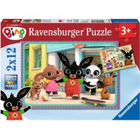 Ravensburger Les aventures de Bing, Puzzle 2x 12 pièces