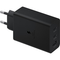 Samsung 65W Power Adapter Trio chargeur Noir, 2x USB-C, 1x USB-A