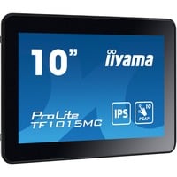 iiyama ProLite TF1015MC-B3 10.1" Moniteur tactile Noir, 1x DisplayPort, 1x HDMI, 1x VGA, 1x RJ-45