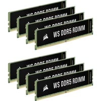 Corsair Octo-Kit de 256 Go DDR5-5600 ECC (8x 32 Go), Mémoire vive Noir, CMA256GX5M8B5600C40, WS, XMP 3.0