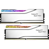 G.Skill 64 Go DDR5-6000 Kit, Mémoire vive Argent, F5-6000J2636H32GX2-TR5NS, Trident Z5 Royal Neo, EXPO