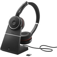 Jabra Evolve 75 UC SE casque on-ear Noir, Stéréo