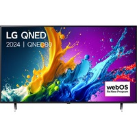 LG 65QNED80T6A 65" Ultra HD TV LED Noir, 3x HDMI, 2x USB-A, Optique, CI, Bluetooth, LAN, WLAN, HDR10