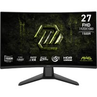 MSI  27" Moniteur gaming incurvé  Noir