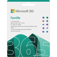 Microsoft 365 Family, Logiciel Français, 1 an