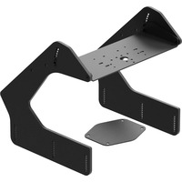 Res-Tech X1 Lateral Mount Universal, Montage Noir, Aluminium 10 mm