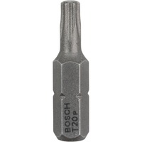Bosch Embouts de vissage qualité extra-dure, Bit 3 pièce(s), Torx, T20, 25 mm, 25,4 / 4 mm (1 / 4"), Hexagonal