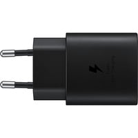 Samsung 25W Fast Charger USB-C, Chargeur Noir, avec câble