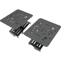 Trak Racer Supports Flight Simulator pour Alpine Racing TRX, Montage Noir (Mat), 2 pièces