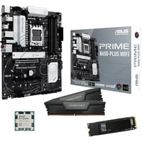 ALTERNATE Upgrade Kit PRIME B650-PLUS WIFI + Ryzen 5 7500X3D + 32 Go + SSD 2 To Carte mère, CPU, mémoire, SSD