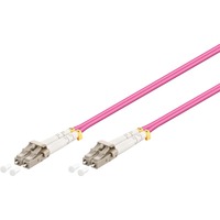 DSI Câble en fibre de verre LC-LC OM4 Rose, 7 mètres