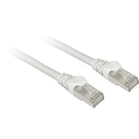 Sharkoon Câble réseau RJ-45 S/FTP Cat.7a Blanc, 10 mètres, câble brut
