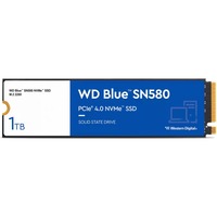 WD Blue SN580 SSD Bleu/Blanc, WDS100T3B0E, M.2 2280, PCIe Gen4 x4