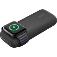 Belkin BoostCharge Pro - Chargeur sans fil rapide pour Apple Watch + 10 000mAh, Powerbank Noir, MagSafe, USB-C