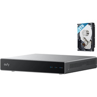 Eufy Network Video Recorder S4, Enregistreur vidéo en réseau Argent, 8 canaux PoE, 2 To HDD, extensible 16 canaux