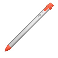 Logitech Crayon stylet 20 g Orange, Blanc Argent/Orange, Tablette, Apple, Orange, Blanc, iPad Air (4th gen)(A2316, A2324, A2325, A2072), Intégré, Lithium